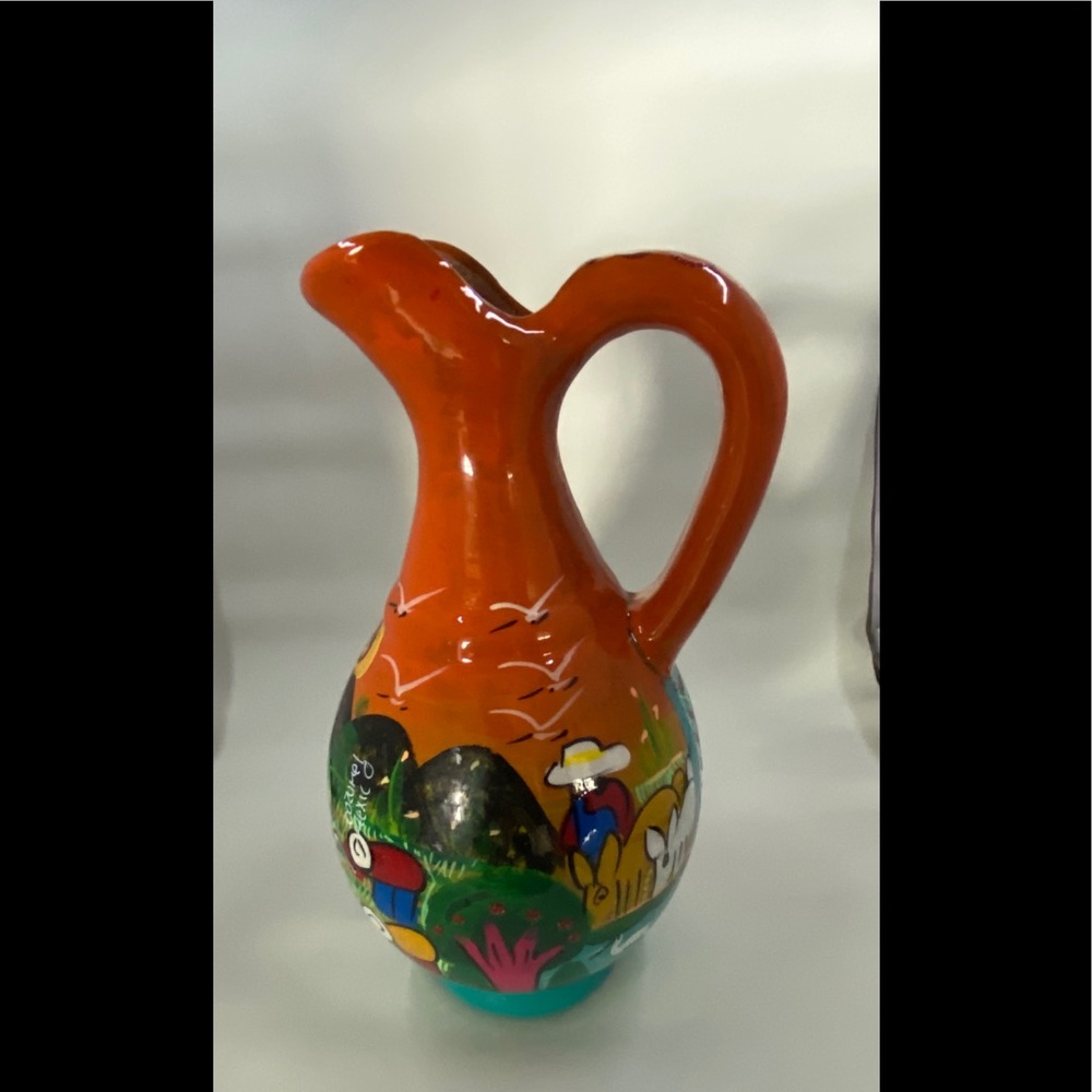 Beautiful Mexican Jug Cozumel Mexico